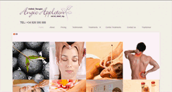 Desktop Screenshot of holistictherapieslanzarote.com